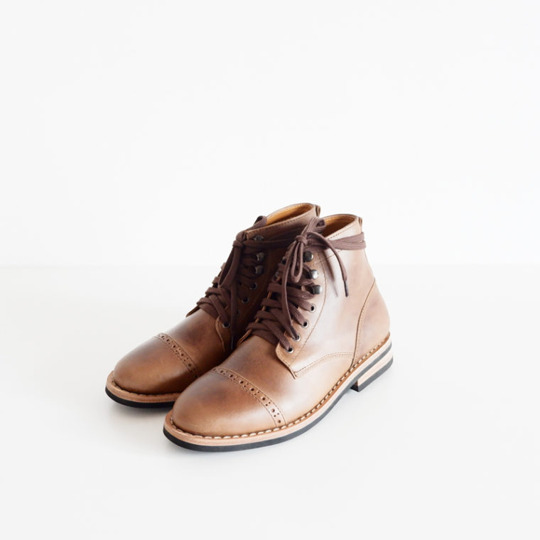 Captoe Boots Natural Chromexcel-Denver Sole-1 (2149k IDR, 235 USD)