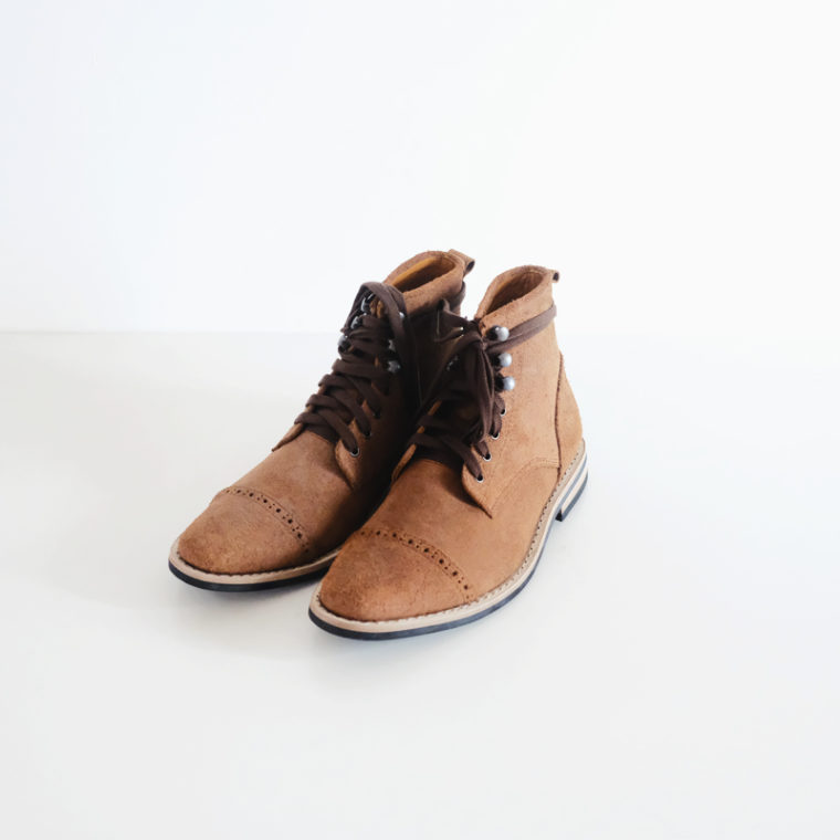 Captoe Boots Roughout Brown Chromexcel-1