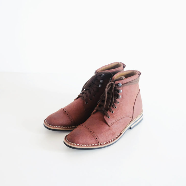 Captoe Boots Roughout Secret Brown-1
