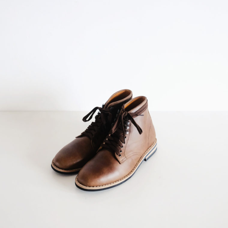 Derby Boots Natural Chromexcel-1