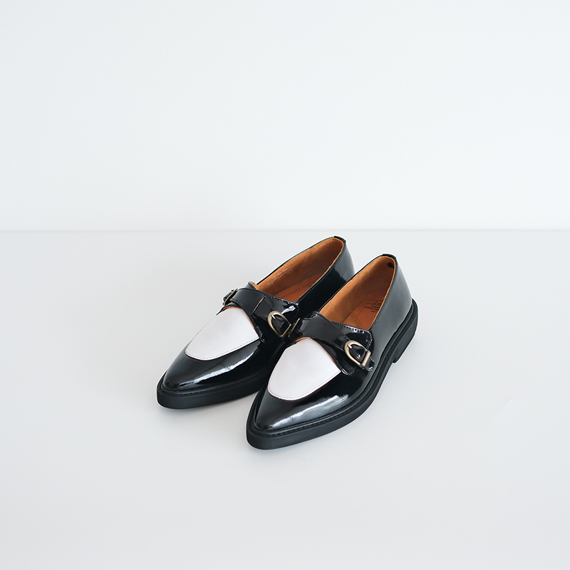 Monkstrap Pointy Pearl White-1