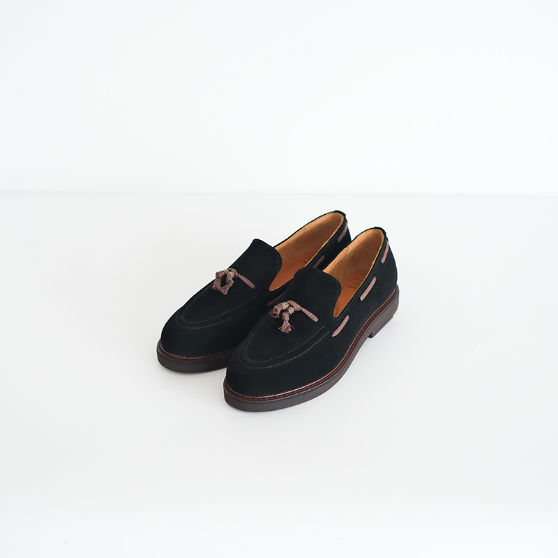 Tassel Black Suede-1