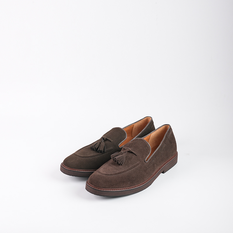 Tassel Coffee Suede-1a